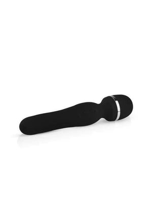 Sleek black Massager No. 4 Black handheld device for muscle relief and relaxation