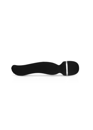 Sleek black Massager No. 4 Black handheld device for muscle relief and relaxation