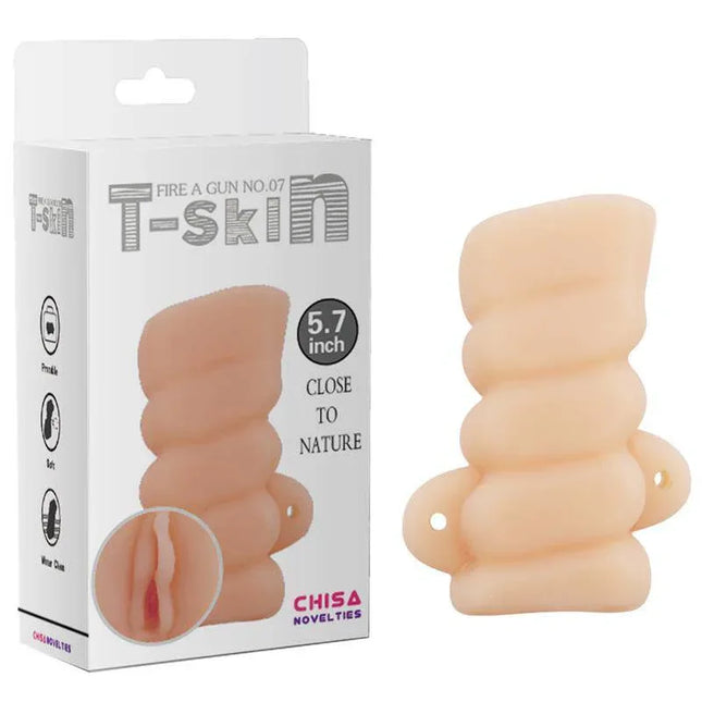 Masturbator Fire a Gun N7 T-Skin 14.2 cm Flesh