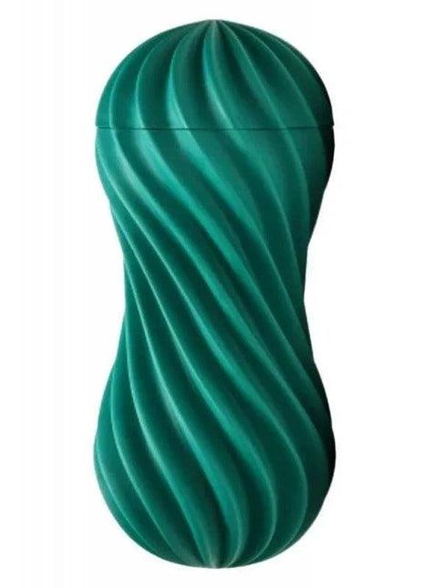 Masturbator Flex Fizzy Green flexible ergonomic personal pleasure device in vibrant green color
