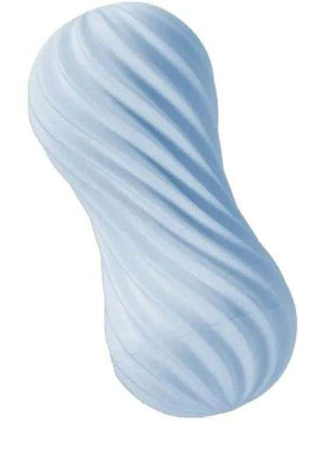 Masturbator Flexy Bubbly Blue flexible blue adult toy with textured interior for enhanced pleasure