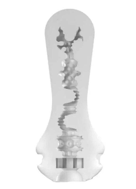 Masturbator Flexy Bubbly Blue adult toy with flexible design and textured interior for enhanced pleasure