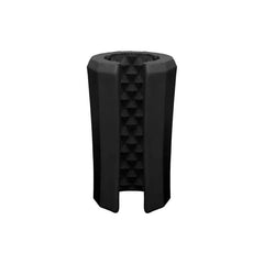 Masturbator Platinum Silicone Black with realistic texture and ergonomic design for enhanced pleasure