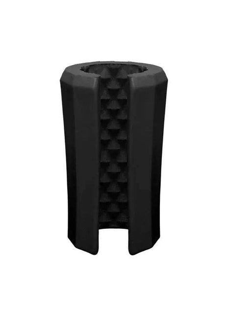 Masturbator Platinum Silicone Black with realistic texture and ergonomic design for enhanced pleasure