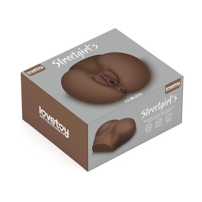 Masturbator Streetgirls 3 dual-entry TPE stroker with model-molded body and textured soft insertions