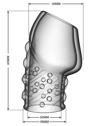 Matias Penis Sleeve Flexible textured soft-touch intimate accessory for enhanced stimulation
