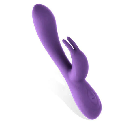 Mauve Liquefied Silicone Unibody Vibe USB Purple