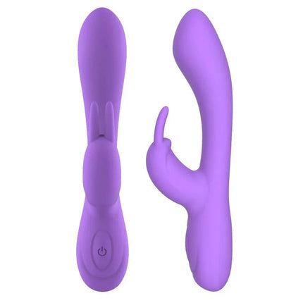 Mauve Liquefied Silicone Unibody Vibe USB Purple
