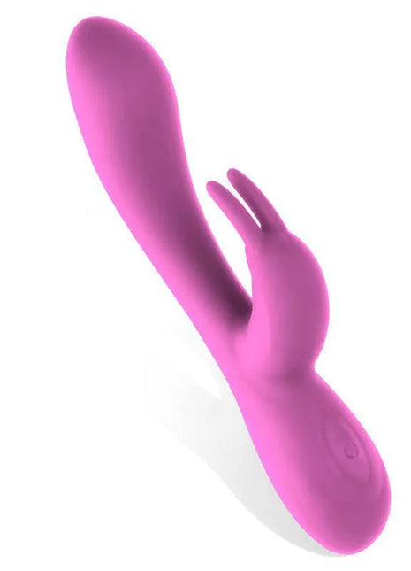 Mauve Unibody Liquefied Silicone Vibe USB Pink
