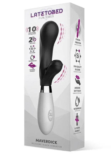 Maverdick Vibe Silicone BlackVibratorssecretsextoys.store