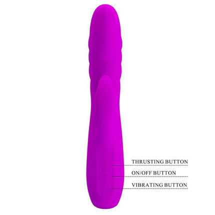 Melanie Vibe Thrusting Rabbit Vibrator with Rotation
