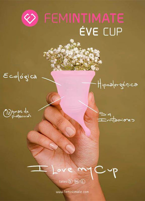 Menstrual Cup Eve Size L Silicone Pink