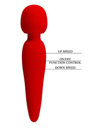 Meredith Massager Wand Red