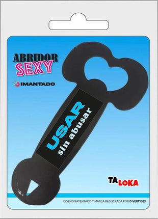 Metal bottle opener in a cheeky penis shape, durable and compact for parties and outdoor use