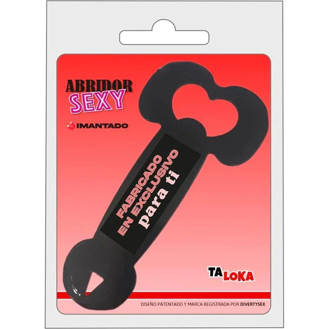 Metal bottle opener shape of penis