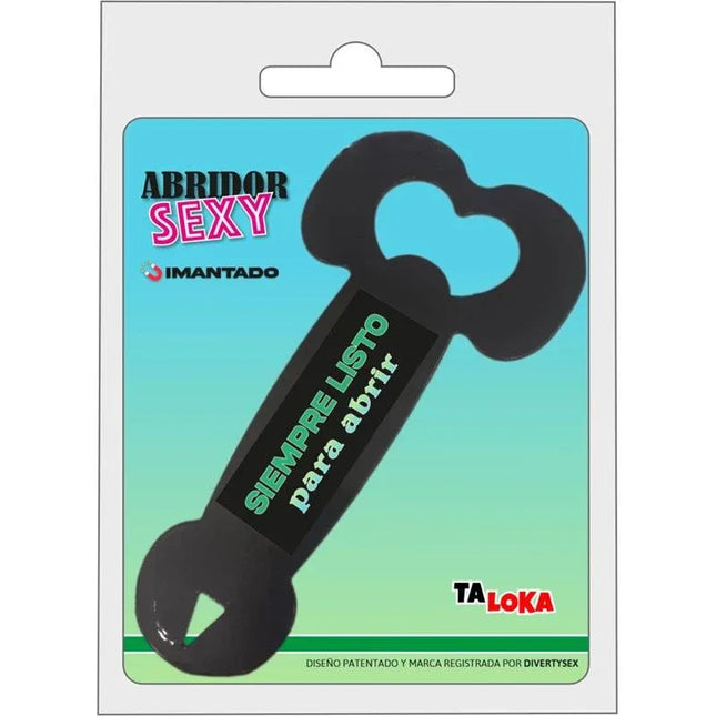 Metal bottle opener shape of penis