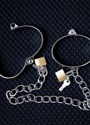 sleek metal hand cuff for men 7cm wrist accessory
