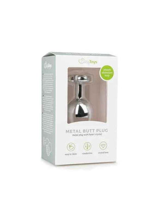 Metal Plug No.7 sleek silver and clear high-quality metal plug accessory