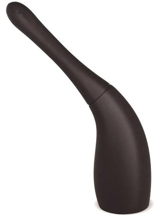Meticulous Deluxe Cleaner Silicone Black portable waterproof anal toy cleaner with removable silicone nozzle