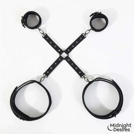 Cuffs and Thigh Hogtie Set