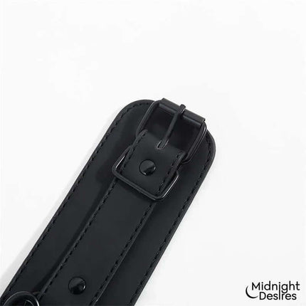 Restraint Set with Collar with Leash and Cuffs