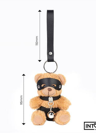 Mimi Keychain BDSM Teddy Bear with Collar and Bell