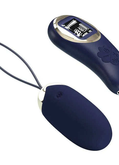 Mina Vibrating Egg with Digital Screen Remote control Blue