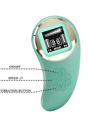 Mina Vibrating Egg with Digital Screen remote control green