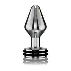 Mini Electro Butt Plug small marine-grade aluminum beginner anal plug with 2mm bipolar connection and storage bag