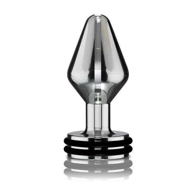 Mini Electro Butt Plug small marine-grade aluminum beginner anal plug with 2mm bipolar connection and storage bag