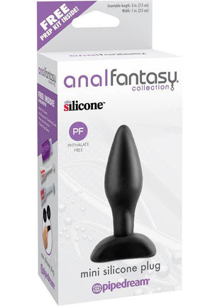 Mini Silicone Plug - Colour Black