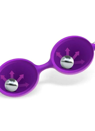 Misha Double Kegel Balls Silicone Purple