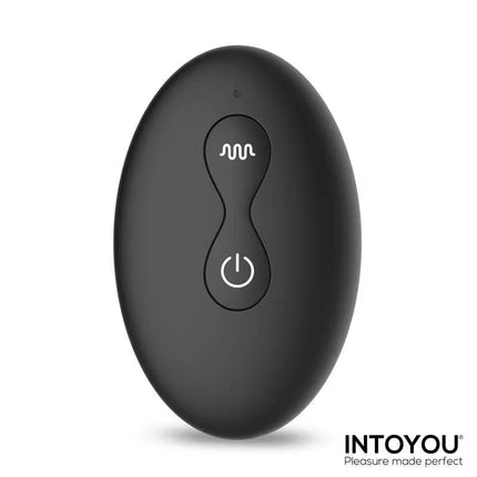 Mouve Butt Plug with Waving and Vibratiion with Remote Control 2 Motors