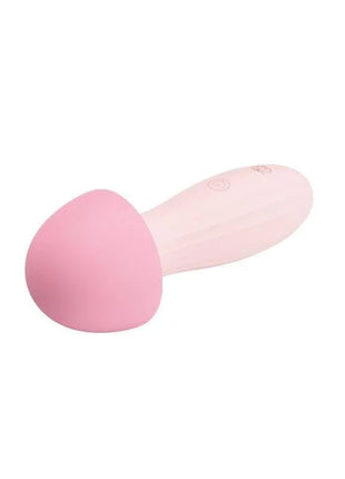 Mushroom-shaped silicone USB rechargeable massager for relaxation and muscle relief