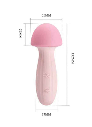 Mushroom Vibe Silicone USB massager in ergonomic design for relaxation and stress relief