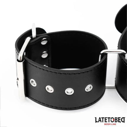 Neck and Wrist Cuff for BDSM Play