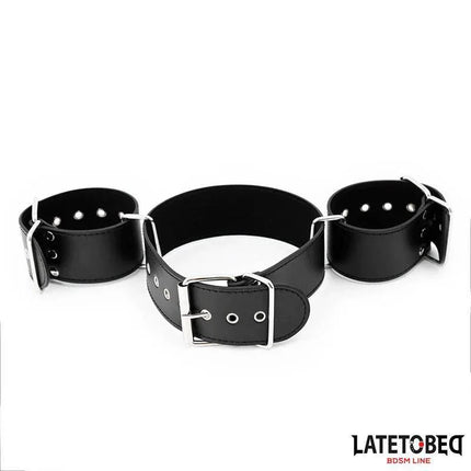 Neck and Wrist Cuff for BDSM Play