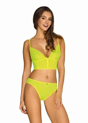 Neonia 2 Pieces Zipper Set Neon Yellow S M