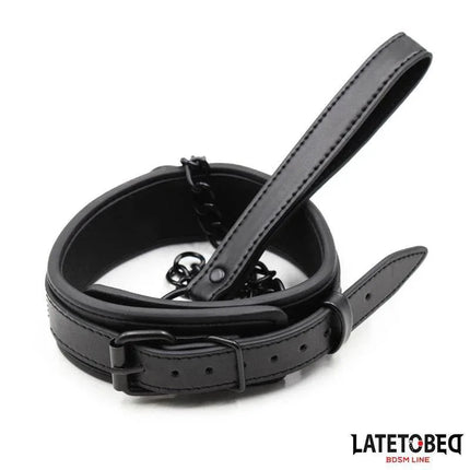 Neoprene Bondage Collar and Leash