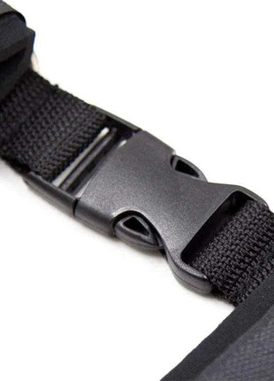 Black neoprene handcuffs with adjustable velcro straps