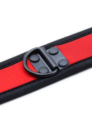 Neoprene Puppy Collar Adjustable Red