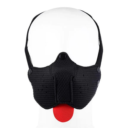 Puppy Face Adjustable Mask Black