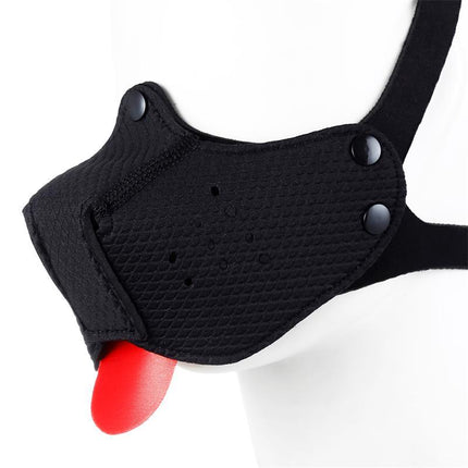Puppy Face Adjustable Mask Black