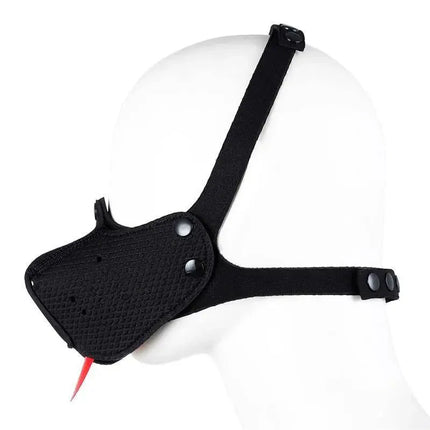 Puppy Face Adjustable Mask Black