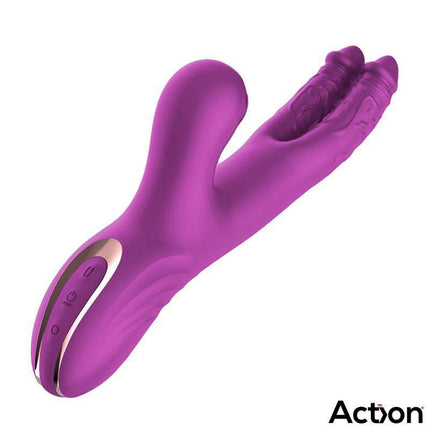 Clitoral Stimulator with Clit Hitting Ball and Alternating Dildos Nico