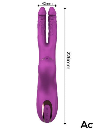 Clitoral Stimulator with Clit Hitting Ball and Alternating Dildos Nico
