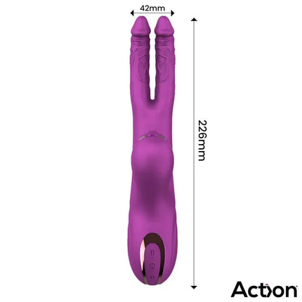 Clitoral Stimulator with Clit Hitting Ball and Alternating Dildos Nico