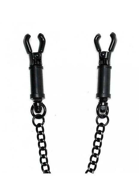 Adjustable nipple clamps for customizable intimate pleasure