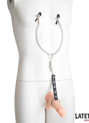 Nipple Clamps Cock Ring Set Adjustable