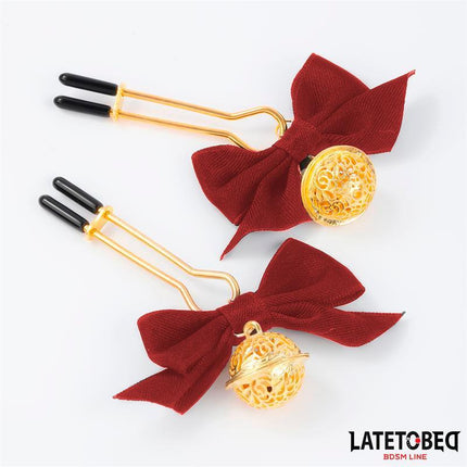 nipple clamps with Bow